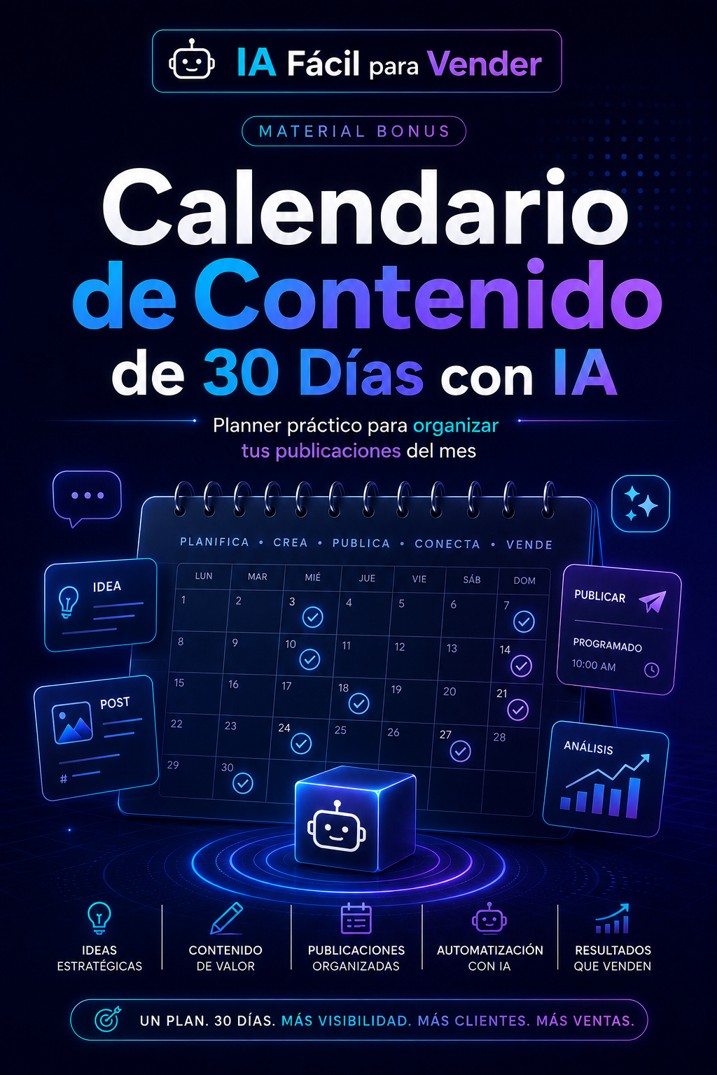 Calendario de Contenido de 30 Días